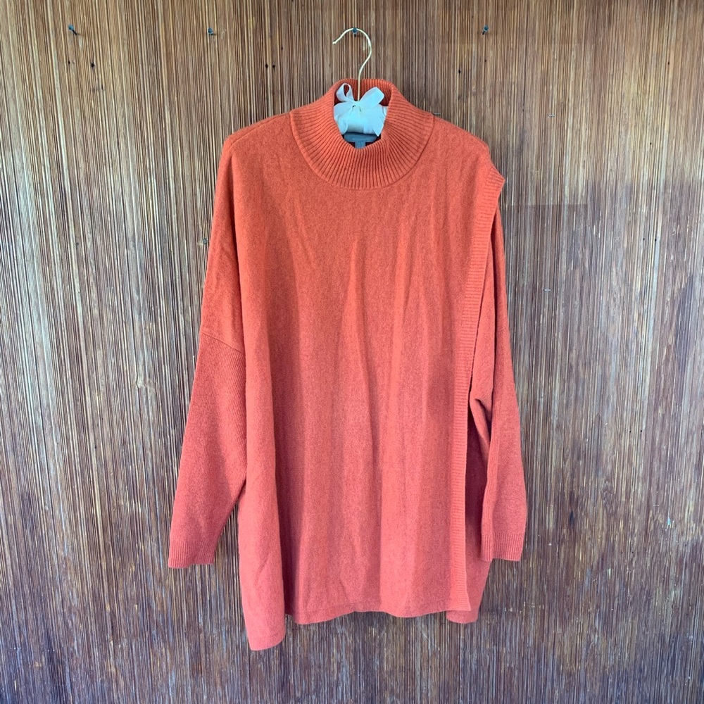 100% Real Cashmere Layered Sweater